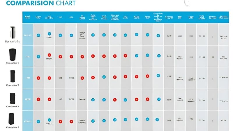 The Full Purifier Comparison Chart at a Glance