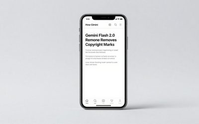 How Gemini Flash 2.0 Removes Copyright Marks